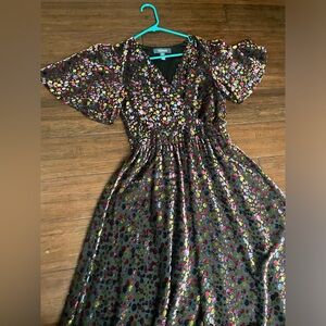 Velvet polka dot a-line ModCloth dress